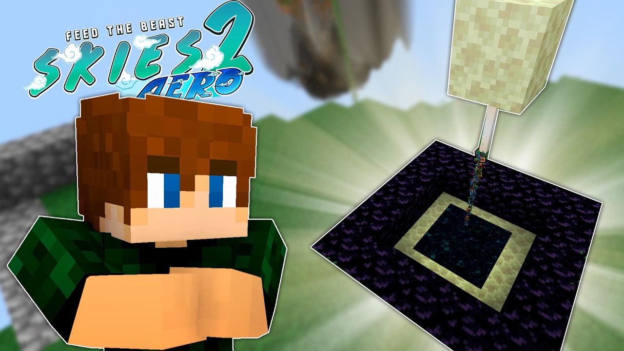 EU "INVOQUEI" UM PORTAL DO THE END!!! - Minecraft FTB Skies 2 Aero E21 (1.21.1)
