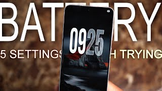 5 Samsung Battery Settings Worth Trying!