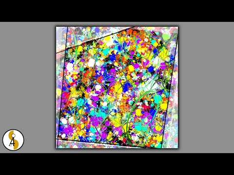 Action Abstract Painting / #Shorts / Procreate / Short #501