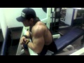 Robin Strand - Chest training at 2 weeks out