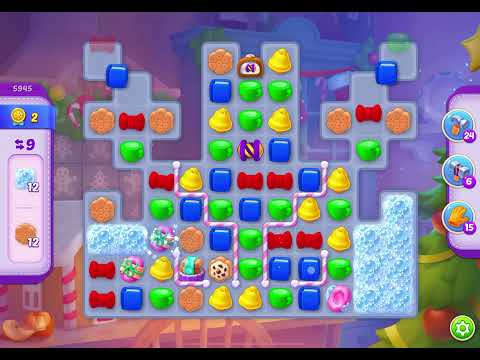 HomeScapes Level 5945 no boosters (21 moves)