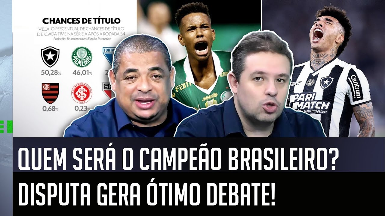 "EU NÃO ACREDITO NISSO! Pra mim, o CAMPEÃO BRASILEIRO será..." Palmeiras e Botafogo FERVEM DEBATE!