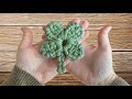 DIY MACRAME Macrame Four Leaf Clover