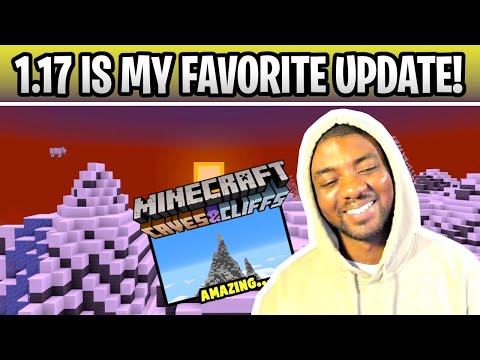 1.17 IS MY FAVORITE UPDATE! Minecraft Caves & Cliffs Update (Mountain Generation)
