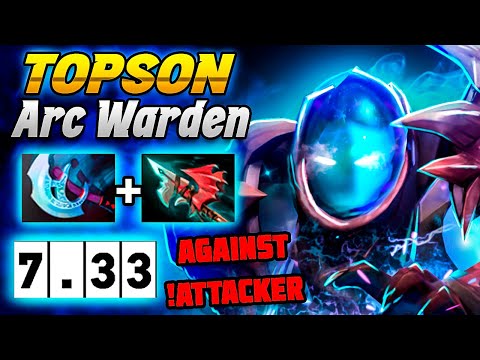 TOPSON (Arc Warden) - How to recover from a bad lane!! - against !Attacker / Dota Pro Gameplay
