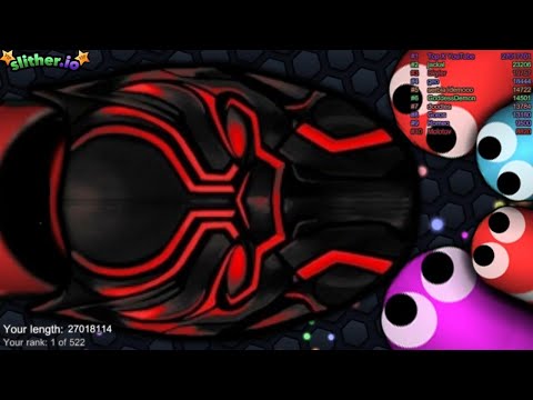 Slither.io A.I. Black Panther Vs Giant Monster Snake - Avengers Skin Slitherio Vip Best Gameplay