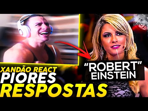 SUPER XANDÃO REAGINDO as PIORES RESPOSTAS AO VIVO na TV