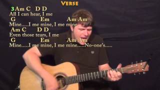 I Me Mine / Dig It (Beatles) Guitar Cover Lesson with Chords/Lyrics
