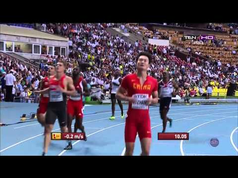 IAAF Moscow 2013 Mens 100m Quarter Final Heat 4