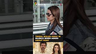 Download lagu Trisha walks away silently when asked about attending wedding with Vijay mp3