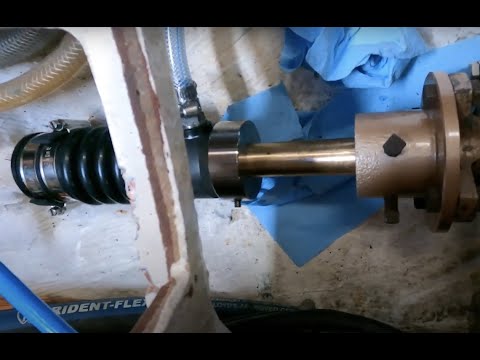 NO MORE WATER IN THE BILGE ! Installing a dripless Shaft Seal