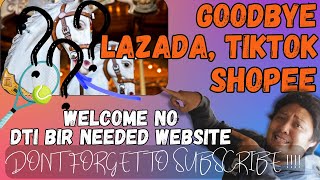 WEBSITE NA HINDI MO NA NEED NG DTI BIR GOODBYE LAZADA SHOPEE TIKTOK |PRINTING BUSINESS GUIDE(NO.262)