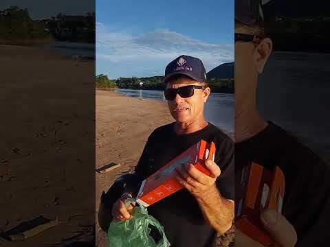 Éu mostrando a beleza da praia quarto crescente Aragarças Goiás 