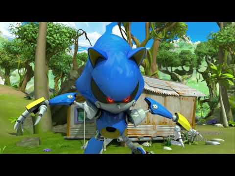 Cartoon tale part 1 meet clank and metal sonic (For @mavisthehedgehog9382)