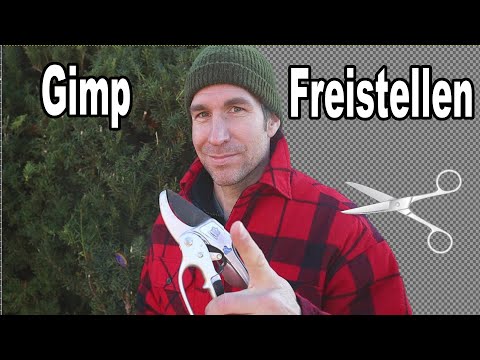 Gimp Hintergrund entfernen, transparent machen & Objekte freistellen | Anleitung