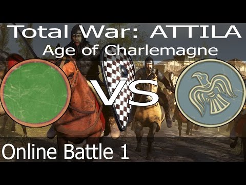 Total War: ATTILA - Age of Charlemagne Online Battle #01 - Danes OP