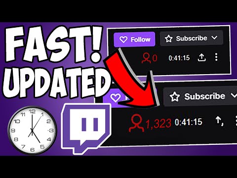 How to grow on Twitch FAST in 2025 - UNDER 5 Minutes UPDATED