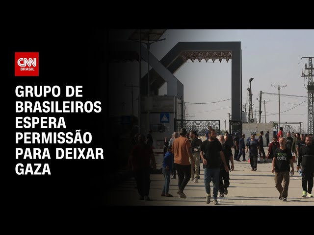 Grupo de brasileiros espera permissão para deixar Gaza | CNN PRIME TIME