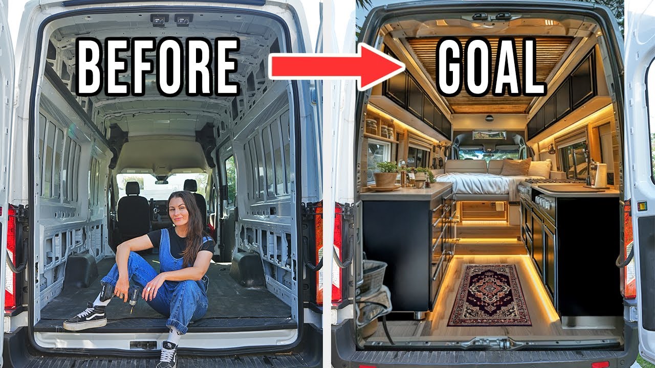 I Turned My VAN Into a TINY HOME | Full Build Start-to-Finish