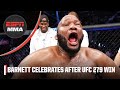 Chris Barnett flips after TKO win vs. Jake Collier #UFC279 | ESPN MMA