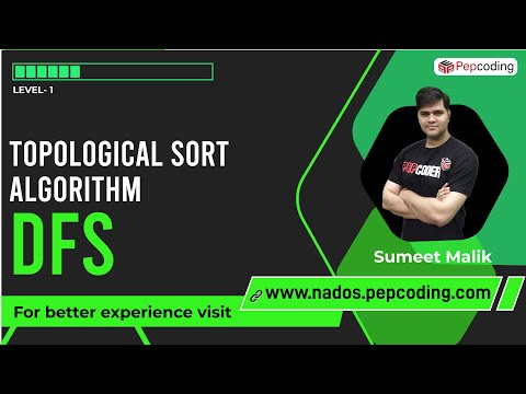 Topological Sort Algorithm with DFS | Course Schedule in JAVA | Code and Implementation