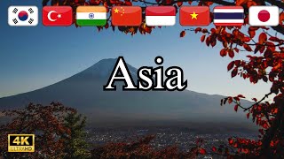 Explore 30+ Asian Countries in Stunning 4K | Nature, Culture & Cities