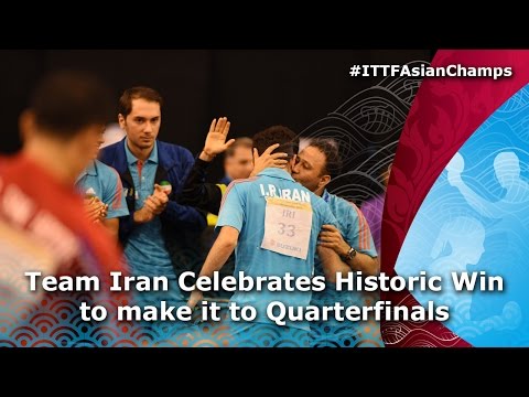 Iran Celebrate After making Asian Champs Quarters