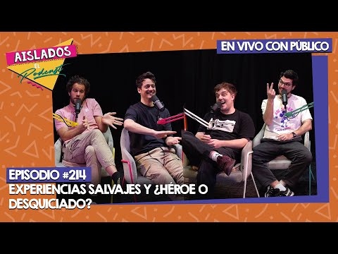 EN VIVO: EXPERIENCIAS SALVAJES y ¿HÉROE o DESQUICIADO?