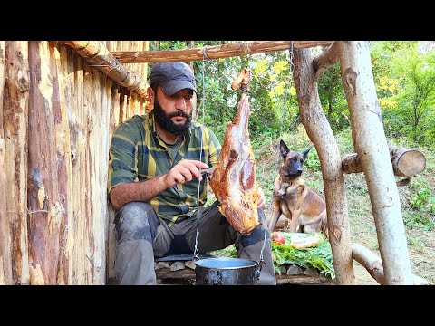 Tandoor Oven - Underground Lamb Cooking,  Fishing, Catch and Cook, Bushcraft Camping at my Log Cabin