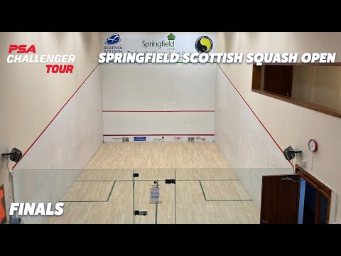 LIVE SQUASH: Springfield Scottish Squash Open 2021 - Finals