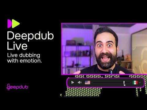 Emotive AI for Live Dubbing Is Here – Real-Time Voice Localization by Deepdub