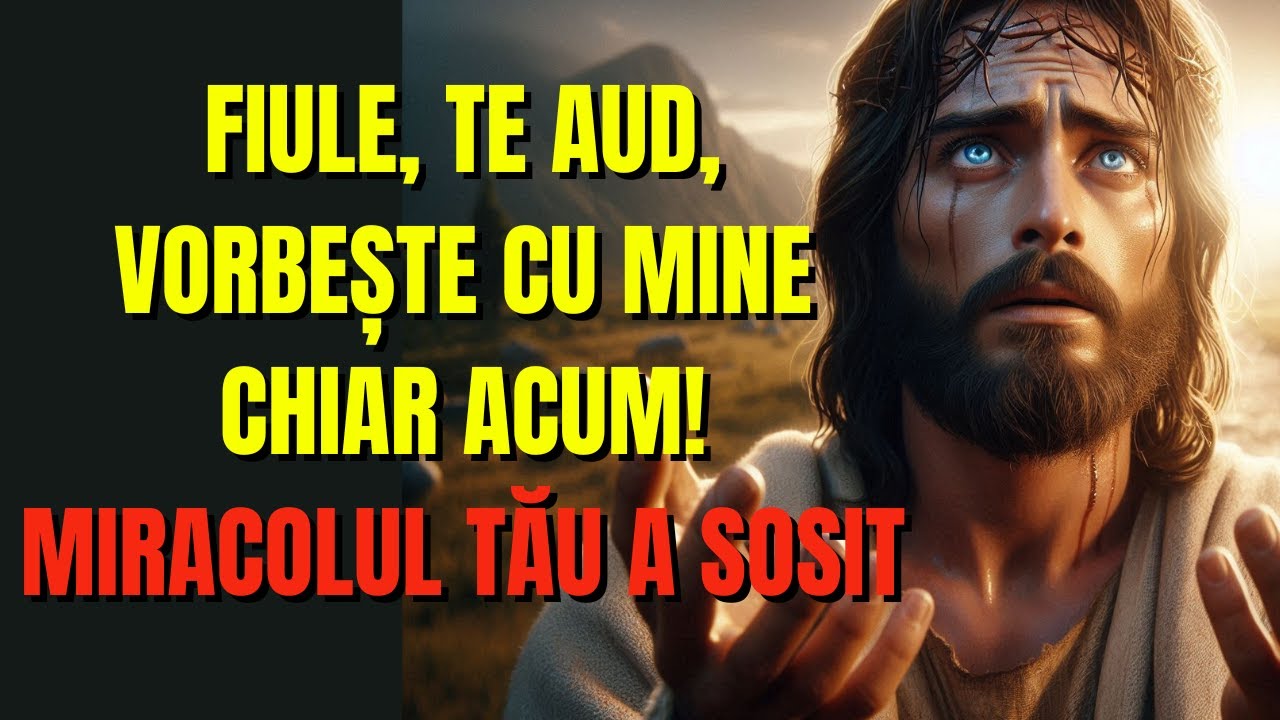 DUMNEZEU SPUNE AM UN MESAJ URGENT PENTRU TINE CINEVA DIN CER ÎȚI DĂ ACEST SEMN MIRACOLUL TĂU A SOSIT