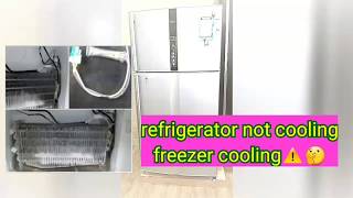 Refrigerator not cooling properly, freezer cooling but refrigerator not cooling, defrost system not