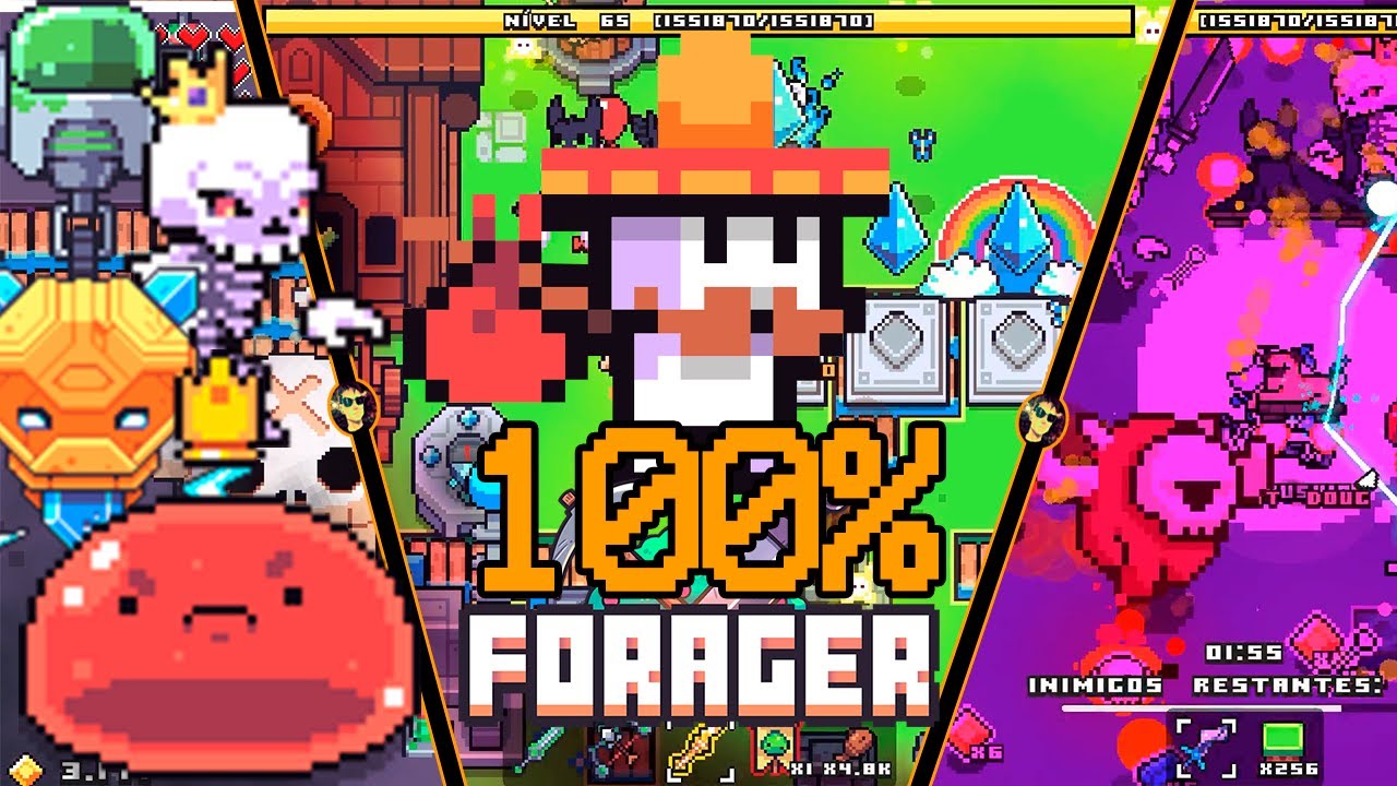 Eu joguei 100% de Forager