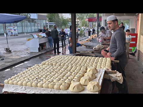 800   1000 pieces per day  Samsa with Loin  Uzbek cuisine