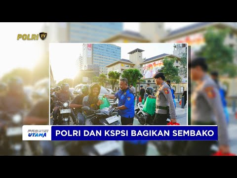 POLRI BERSAMA KONFEDERASI SERIKAT PEKERJA SELURUH INDONESIA GELAR BAKTI SOSIAL
