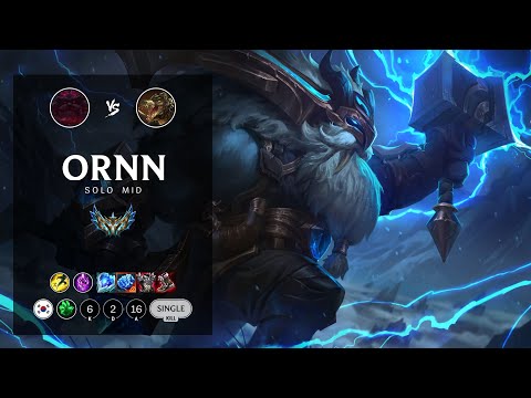 Ornn Mid vs Renekton - KR Challenger Patch 12.19