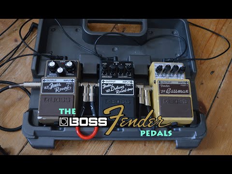 BOSS FENDER PEDALS