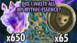 Ever wondered what happens when you buy 650 mythic essence worth of skin tokens
