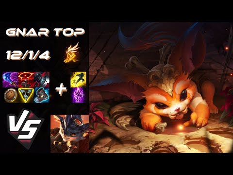 TOP Gnar vs Rumble - EU Challenger Patch 14.12