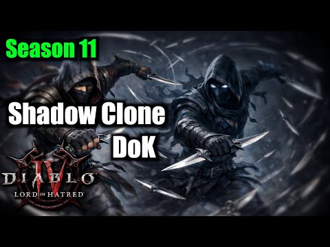 Season 11 Rogue Build Shadow Clone Dance of Knives  - Diablo 4 Lord of Hatred   #diablo4