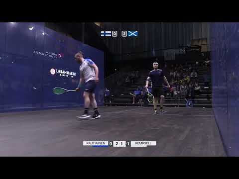 Kristian Rautiainen - Douglas Kempsell- ESF European Team Squash Championships 2023
