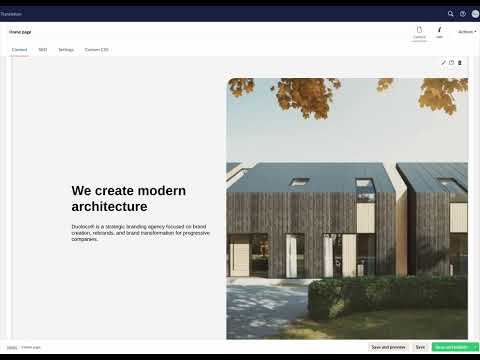 ByteEditor Website Builder for Umbraco CMS Demo