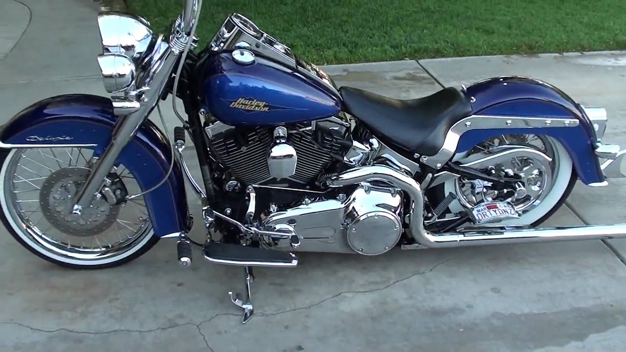 CRAZY HARLEY DAVIDSON  FLSTN SOFTAIL DELUXE