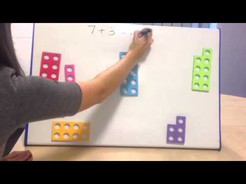 Part of a video titled Using Numicon to support bonds to 10. - YouTube