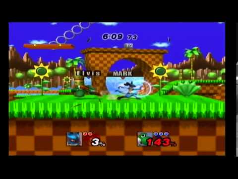 Project M Elvis (Yoshi) v.s Mark (Lucario)