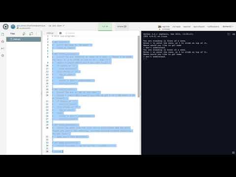 3 - Mr Luther's Python Text Adventure Game - Sub-program