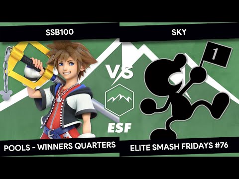 Elite Smash Fridays #76 - SSB100 (Sora) vs Sky (Mr. Game and Watch) - Pools - Winners Quarters