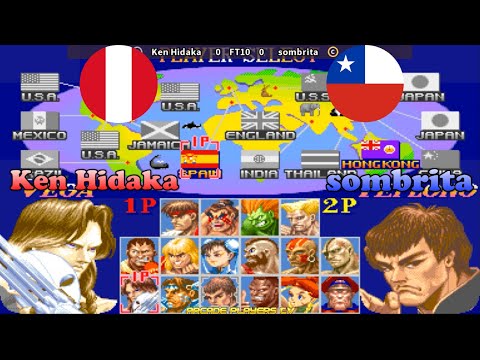 Super Street Fighter 2: The New Challengers ➤ Ken Hidaka (Peru) vs sombrita (Chile)