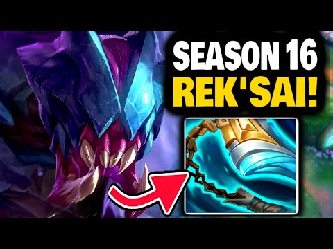 HOW to REK'SAI jungle in SEASON 16!!!